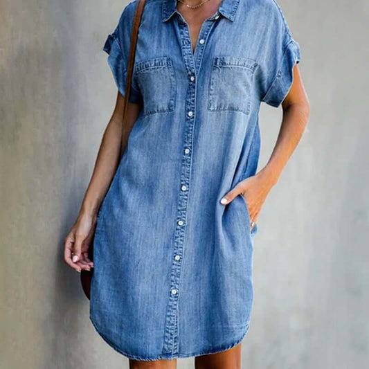 Jamie denim jurk