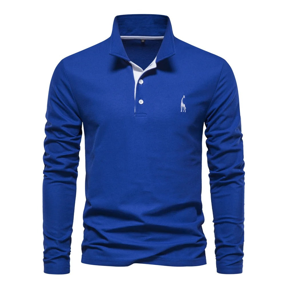 James long sleeve polo