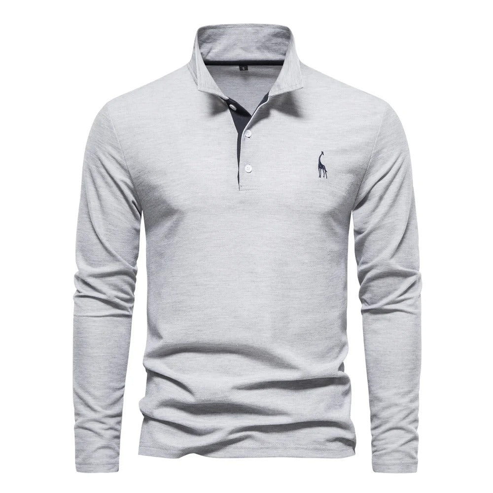 James long sleeve polo