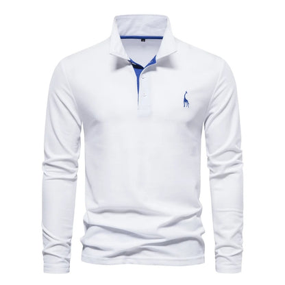 James long sleeve polo